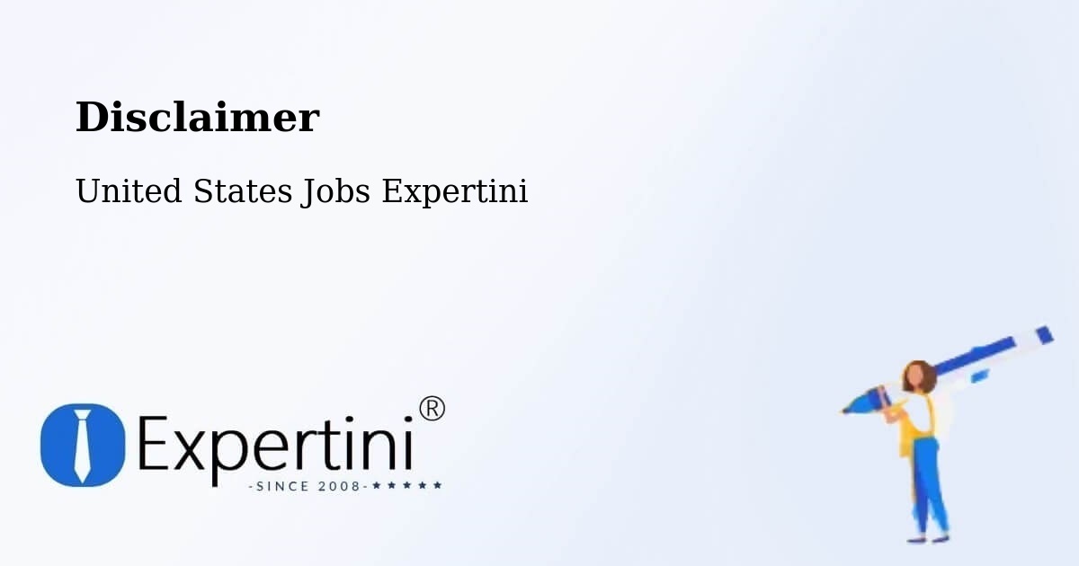 Disclaimer – Tomball - United States Jobs Expertini