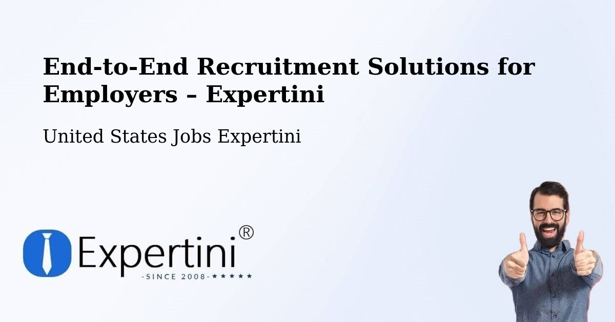 Recruitment Solutions for Employers – Tomball - Tomball, United States Jobs Expertini